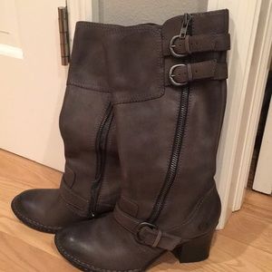Born gray boots.
